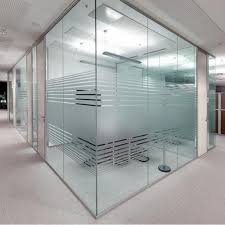 Glass office corner