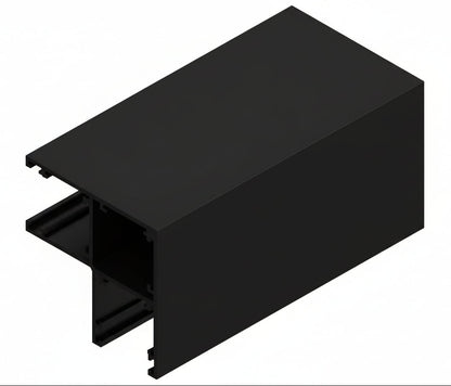 Glazing Corner Profle - 3.0m Black C50