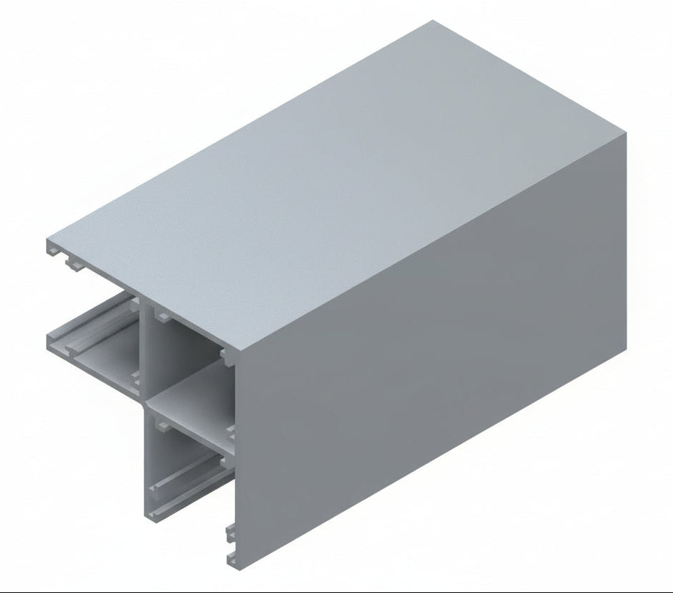 Glazing Corner Profle - 3.0m Silver C50