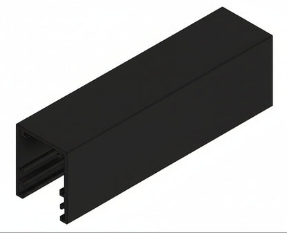 Glazing Glass Channels- 30x25x3m Single Glaze - BLACK