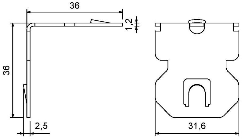 Grid leats Dimensions - Internal Type