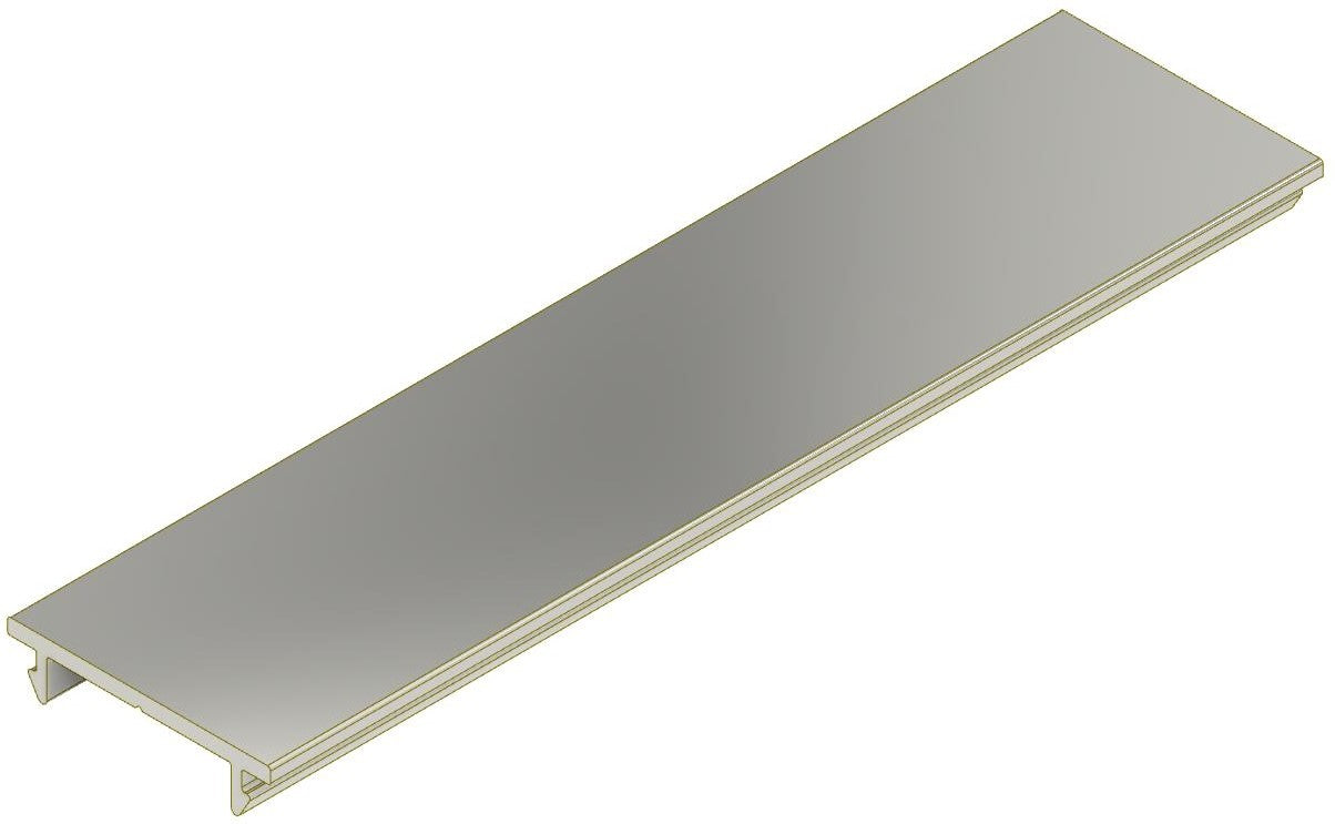 Blank Plate / Head Track - Single Glazed 25mm - PARTITIONS LTD