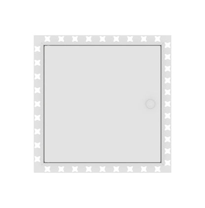 Metal Painted Beaded Frame Access Panels - Front View
