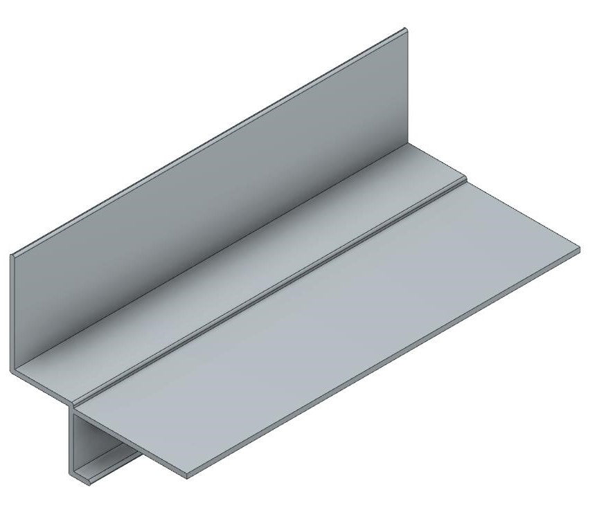 P15 Wall fixing shadow gap trim to plasterboard false fix