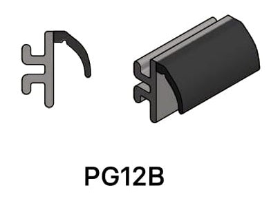 Glazing Channel Slide In Gaskets 30/50mm Systems