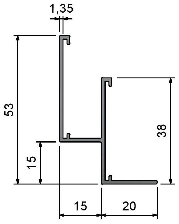 SA15 Ceiling Trim Dimensions