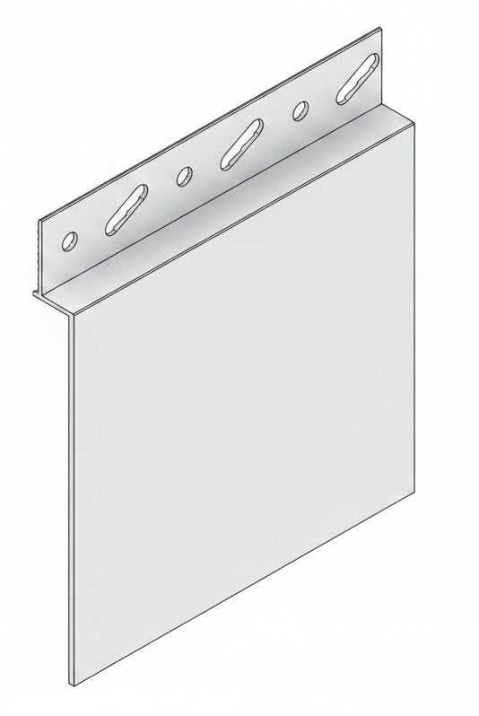ST100-Type Recessed 100mm Shadow Gap Skirting Reveal Trims 