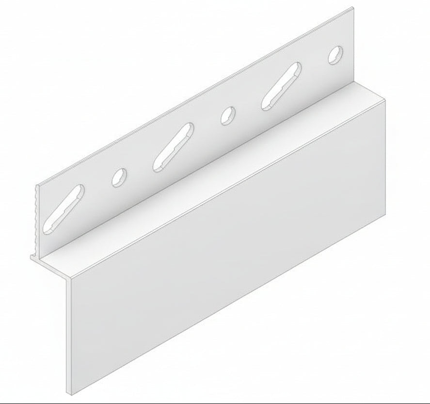 ST30 - White Recessed Skirting Trim 30mm