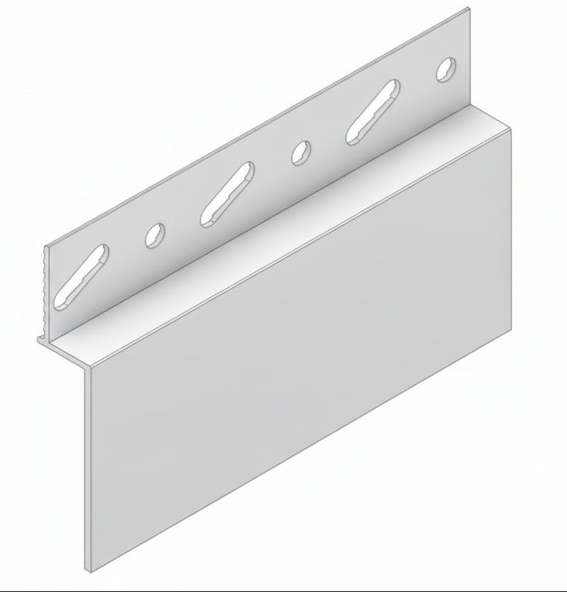 ST40 - White Recessed Skirting Trim 40mm