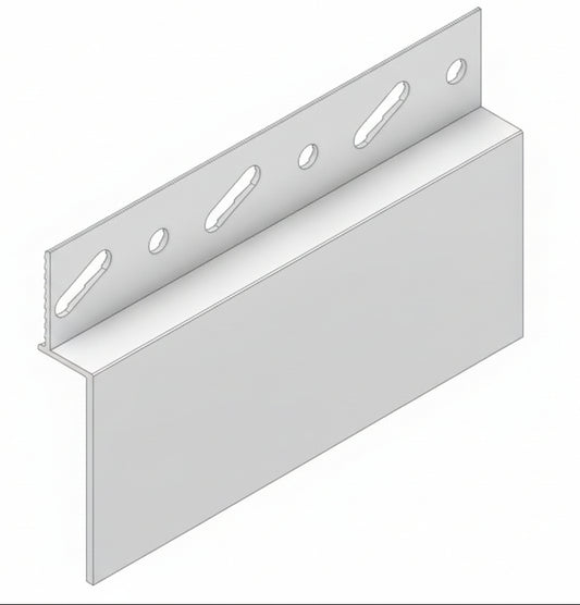 ST40 - White Recessed Skirting Trim 40mm