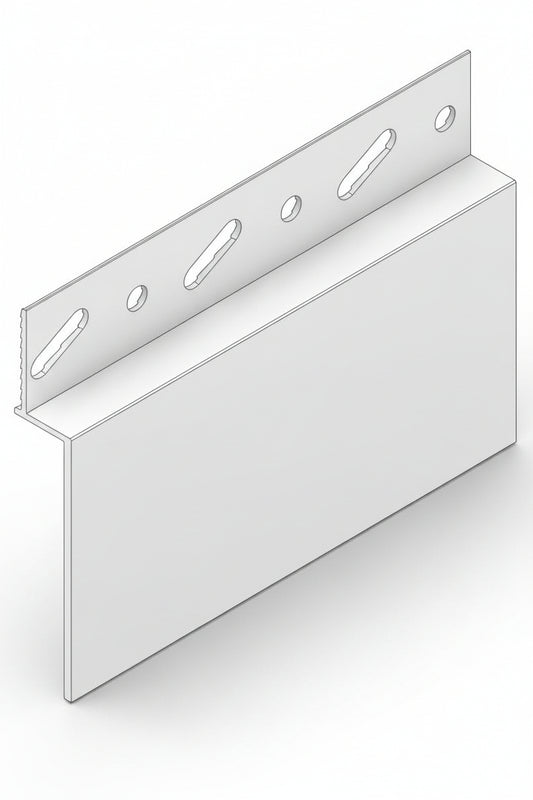ST50 - White Recessed Skirting Trim 50mm
