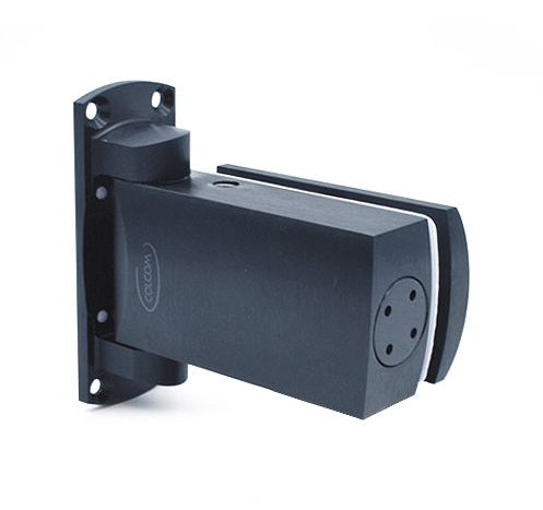 Simonswerk COLCOM BILOBA 8060 Glass to Wall Self Closing Hinge Black