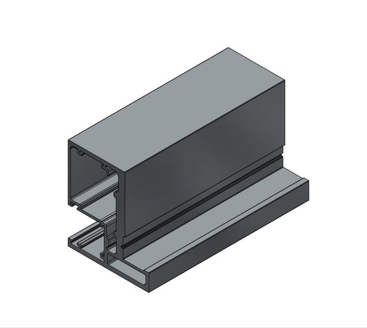 Single Glaze Door Frame Profiile Offset Glazing