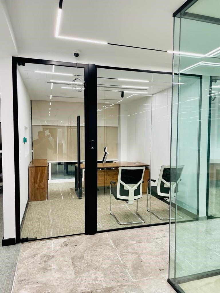 Slim Line Frame Installed Example Dubai 