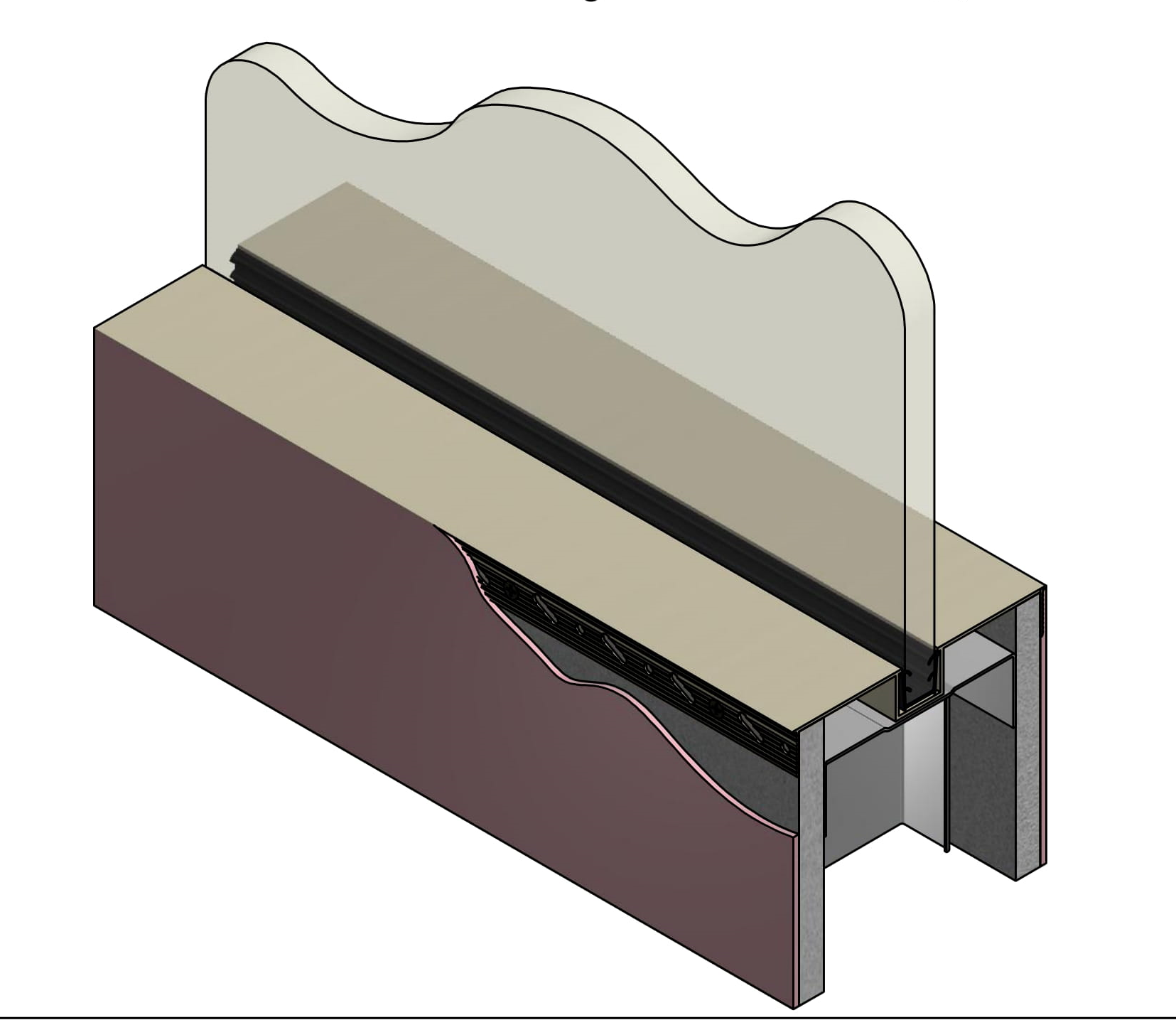 Drywall Window Adapter Interior Fit-Out Solutions | PARTITIONS LTD: Profiles & Products