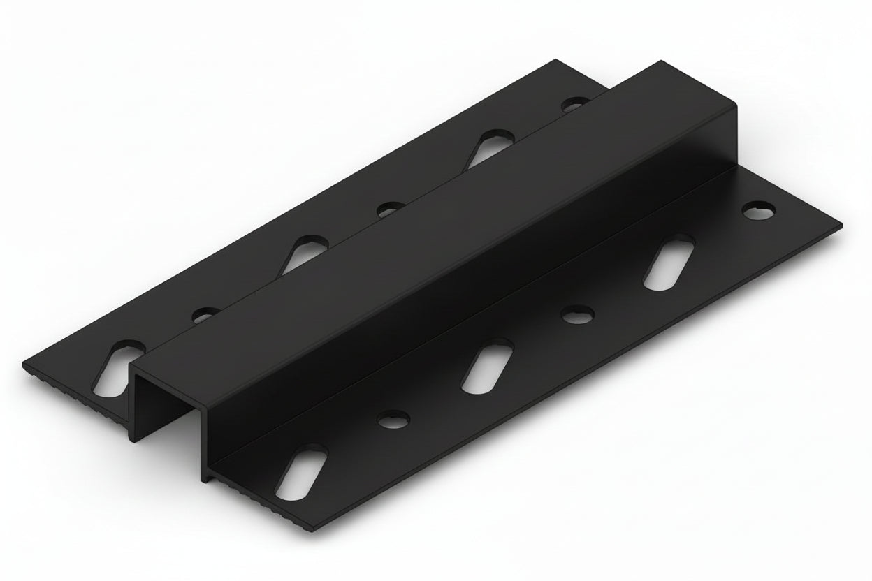 W12 Channel profile black 3.0mm