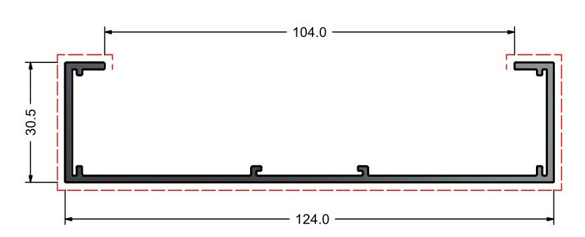 WRHT-100 Fair End Wall Cap Dimensions