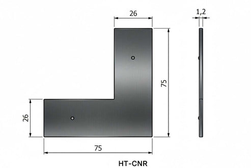 WRHT-Type Drywall Head / Wall Channel Cleats – PARTITIONS LTD