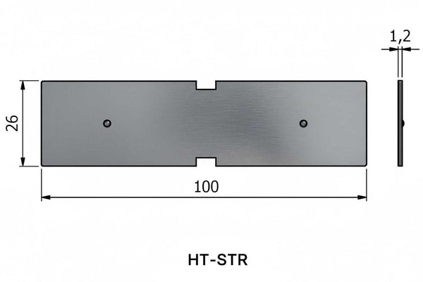 WRHT-Type Drywall Head / Wall Channel Cleats – PARTITIONS LTD