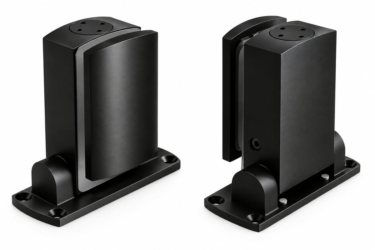 Biloba Hydraulic 8060 Glass Door Hinge - BLACK