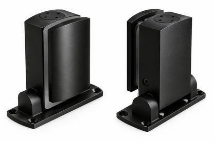 Biloba Hydraulic 8060 Glass Door Hinge - BLACK