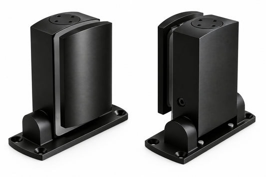 Biloba Hydraulic 8060 Glass Door Hinge - BLACK